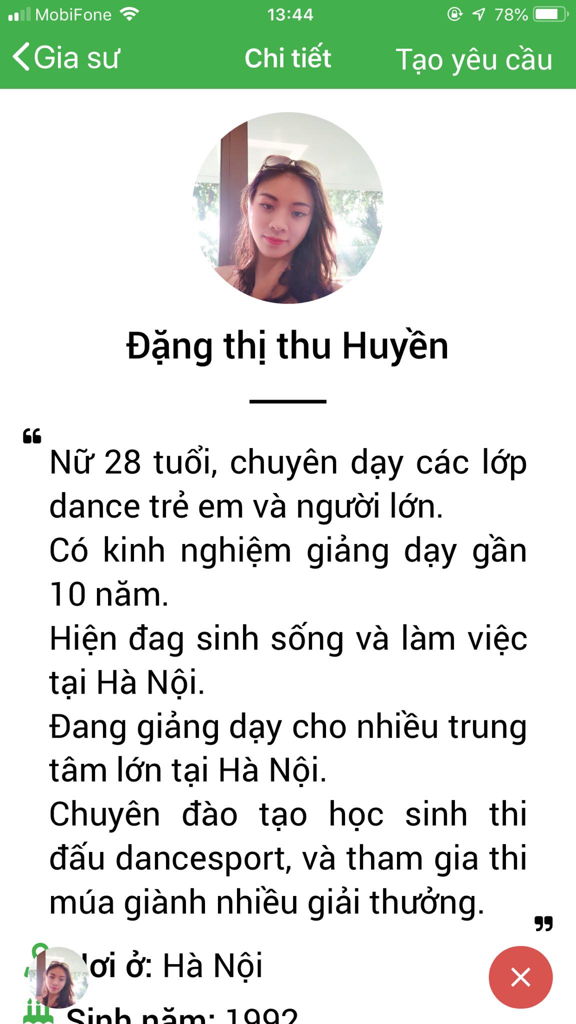 App Daykemtainha.vn Nhảy hiện đại